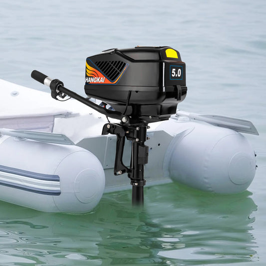 Electric Outboard Outboard Motor Short Shaft Rubber Boat Fishing Boat Kayak Engine with 180 ° Rotatable Bracket for Inflatable F