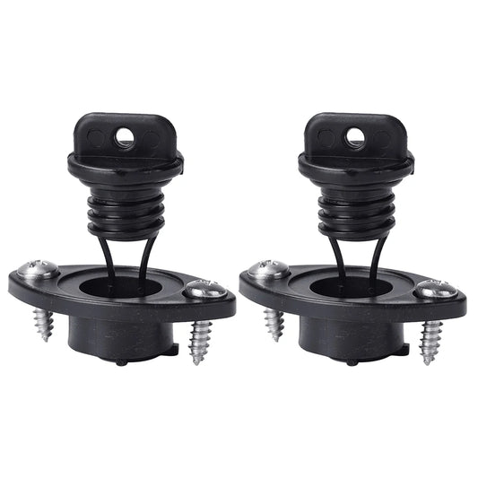 2pcs Thread Boat Drain Plug Kit Universal Kayak Draining Plugs Stop Water Infiltration Out Replacement Marine Boat Accessories