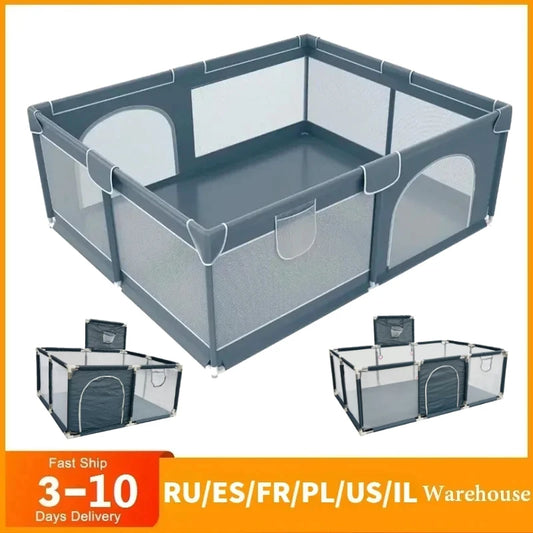 Children Baby Playpen With Foam Protector Safety Fence